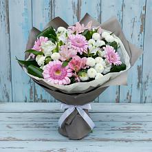 Букет цветов из:  Герберы, Альстромерии и Хризантемы в Гае