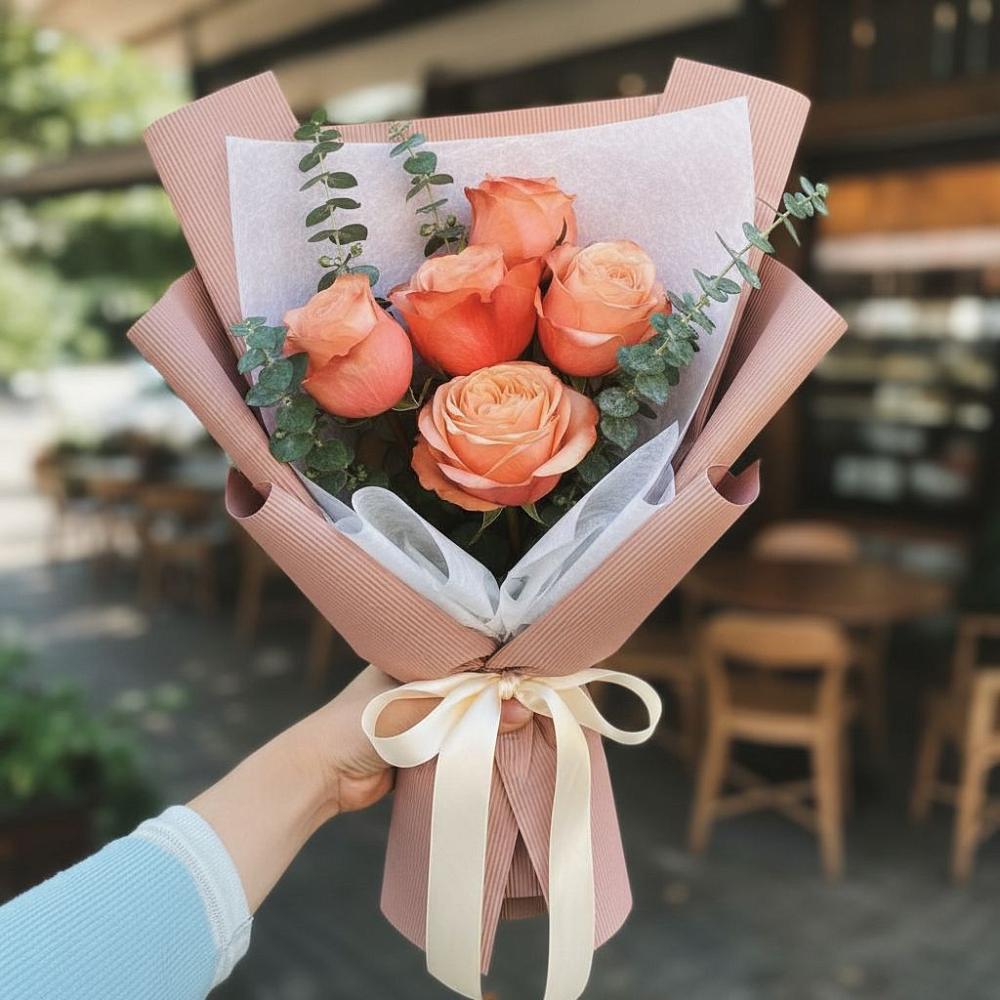 Букет цветов из: Розы в Гае