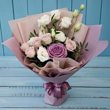 Букет цветов из:  Розы и Лизиантусы #REPLACE_PRED# Гае