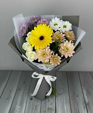 Букет цветов из:  Розы, Герберы и Хризантемы в Гае