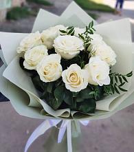 Букет Белые розы Проуд в Гае