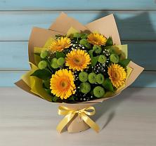 Букет цветов из:  Герберы и Хризантемы #REPLACE_PRED# Гае
