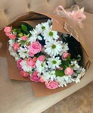 Букет цветов из:  Розы и Хризантемы #REPLACE_PRED# Гае