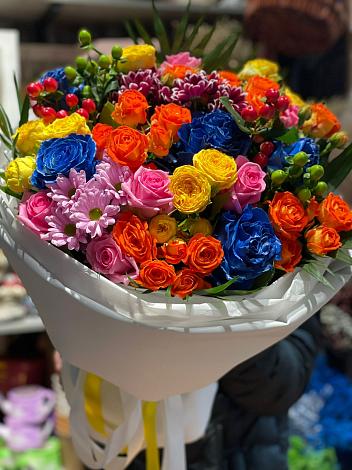 Букет цветов из: Розы и Хризантемы в Гае