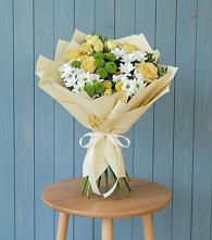 Букет цветов из:  Хризантемы и Розы #REPLACE_PRED# Гае