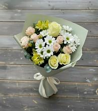 Букет цветов из:  Альстромерии, Розы и Хризантемы в Гае