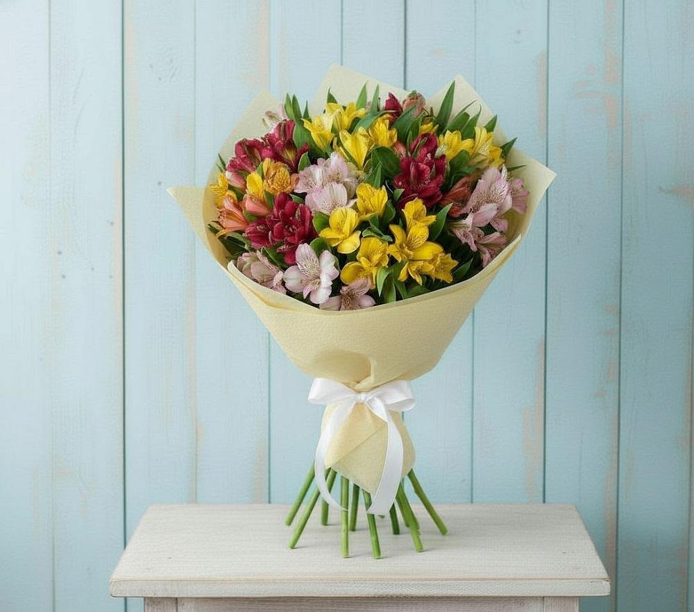 Букет цветов из: Альстромерии в Гае