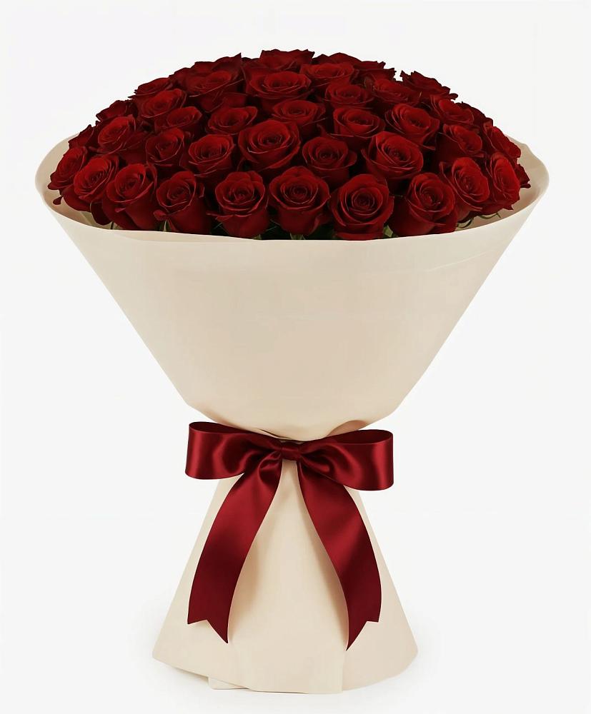 Букет 101 Бордовая роза Блэк Бакарра в Гае